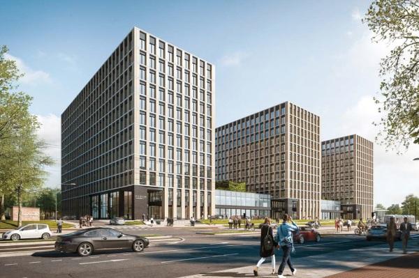 Krakowski Podium Park w budowie