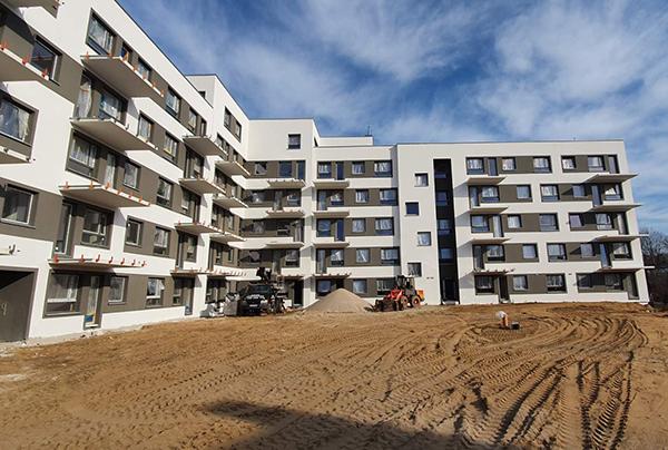 Budowa apartamentów Jana z Kolna nabiera tempa