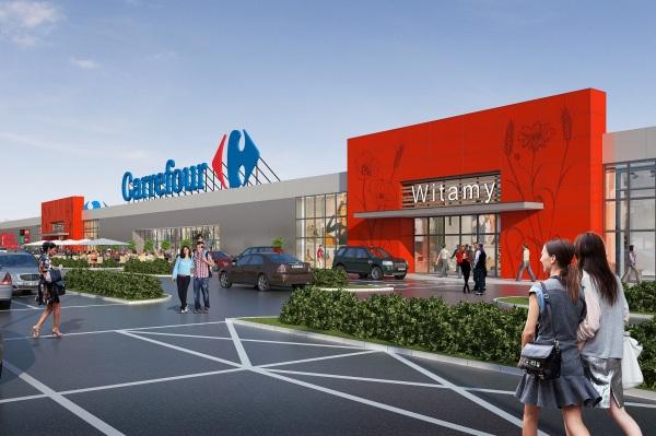 Carrefour rozbuduje Galerię Słowiańską