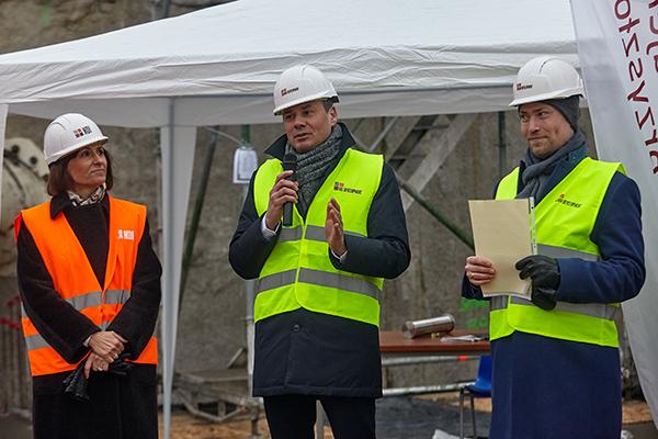 Przyspieszyły prace na budowie Chlebova Apartamenty