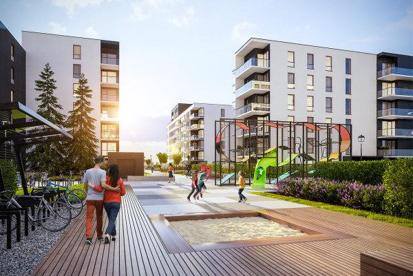 Rośnie osiedle Harmonia Oliwska