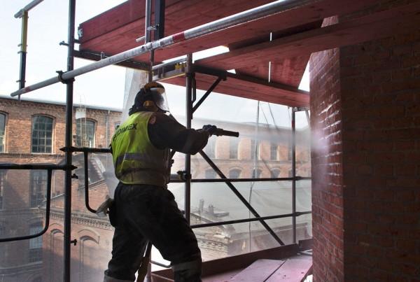 Mycie cegieł w Sepia Office
