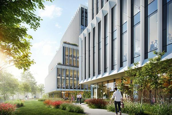 Budowę biurowca Lakeside zasila energia wiatrowa