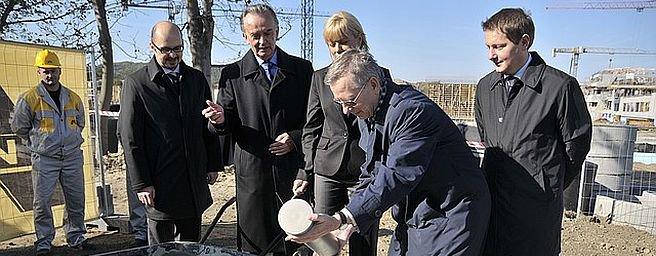 Wmurowanie kamienia węgielnego pod budowę gmachu Wydziału Chemii Uniwersytetu Gdańskiego