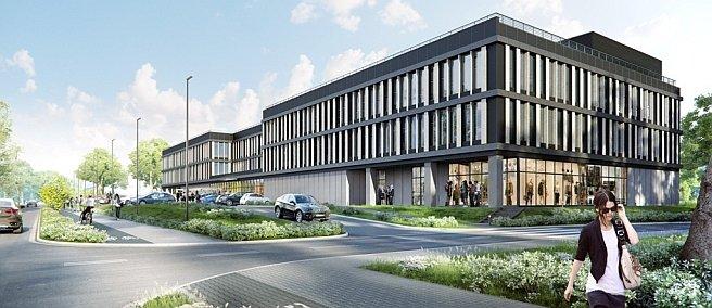ROBYG Business Center - ukończono stan surowy otwarty