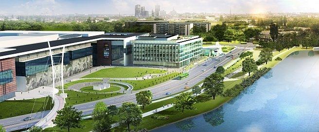 Skanska wmurowała kamień węgielny pod zielony biurowiec Malta House w Poznaniu