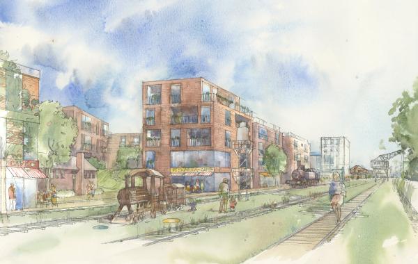 Pomysł zagospodarowania kolejowych terenów w Gnieźnie