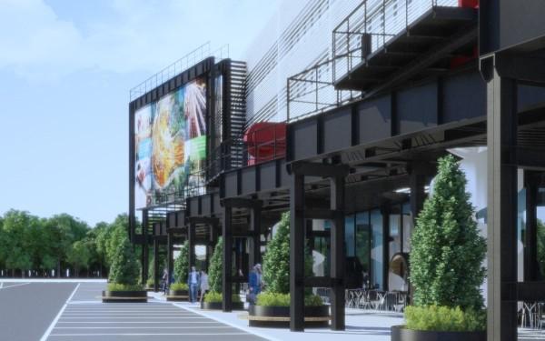 Biurowiec w industrialnym stylu