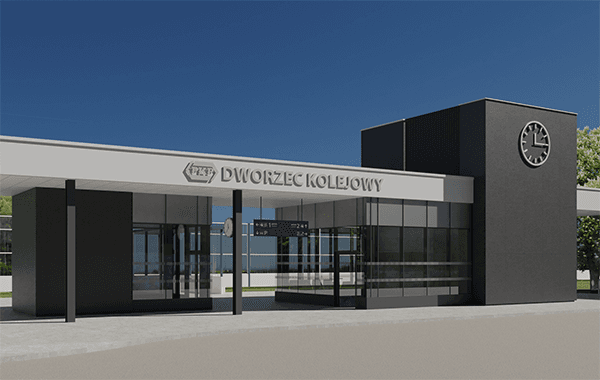 Kompaktowy i nowoczesny. Następny dworzec systemowy w budowie