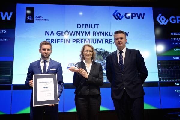 Spółka Griffin Premium RE.. zadebiutowała na GPW w Warszawie