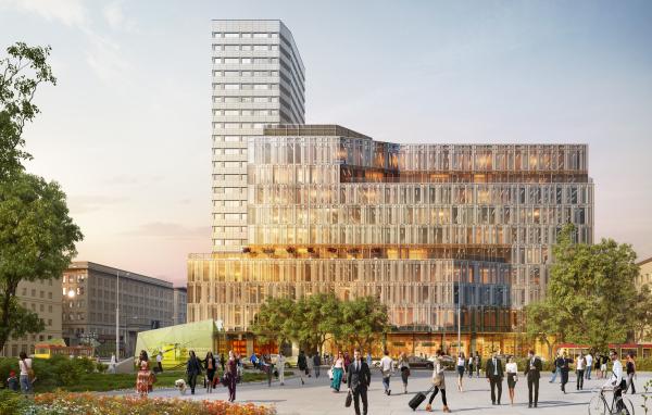 Centrum Marszałkowska w budowie