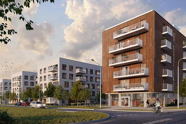 Portowo w Poznaniu. Pierwszy etap w budowie