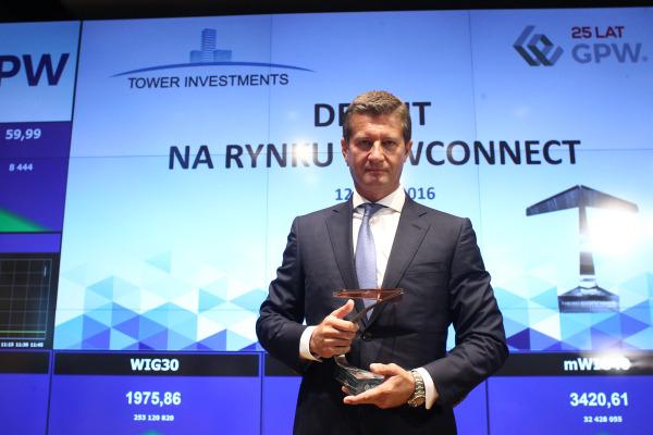 Tower Investments wchodzi na GPW