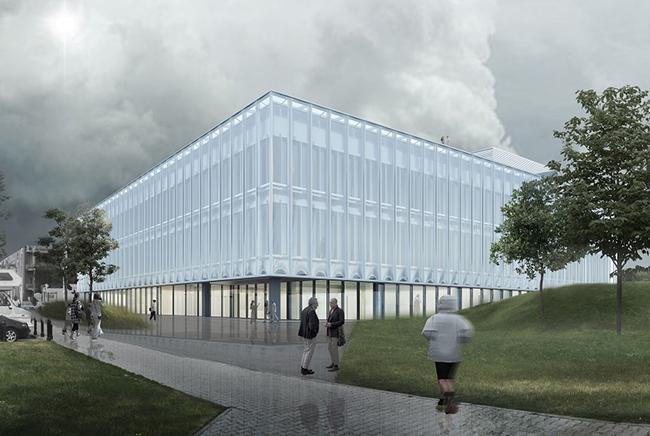 Nowy budynek Kopernika w budowie